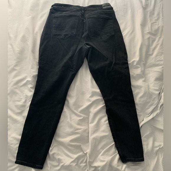 American Eagle Black High Rise Dream Jegging Skinny Jean - Picture 3 of 7